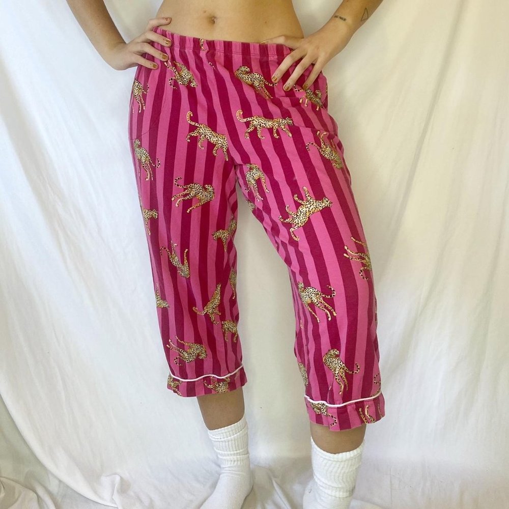SECRET TREASURES pink cheetah pants